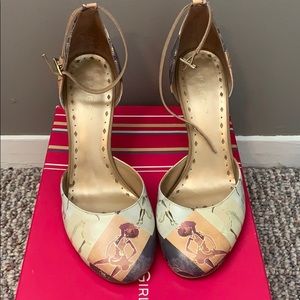 Multi-color BCBGirls heels size 8M